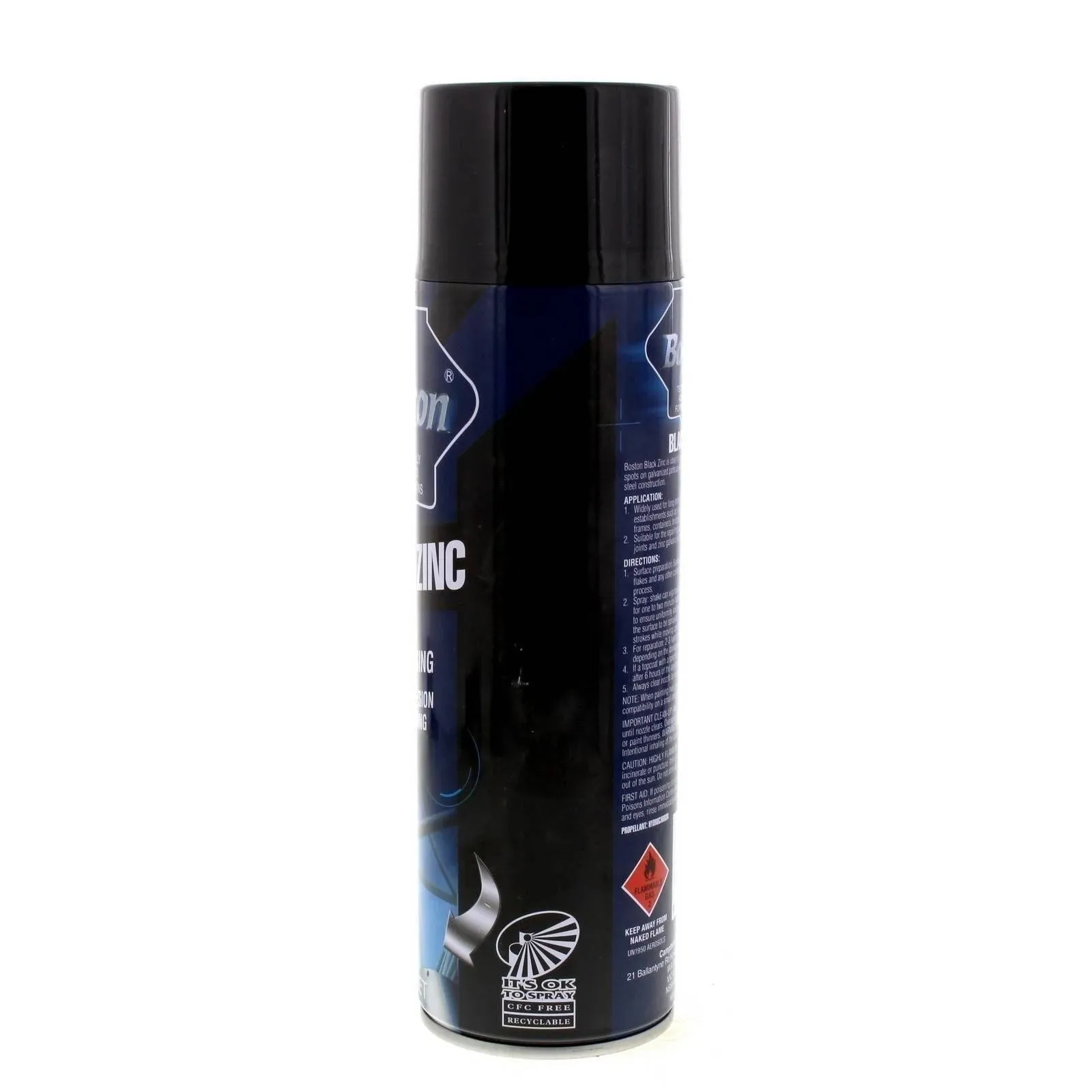 12 Cans | BOSTON BLACK ZINC COLD GAL | BT256- 400GM
