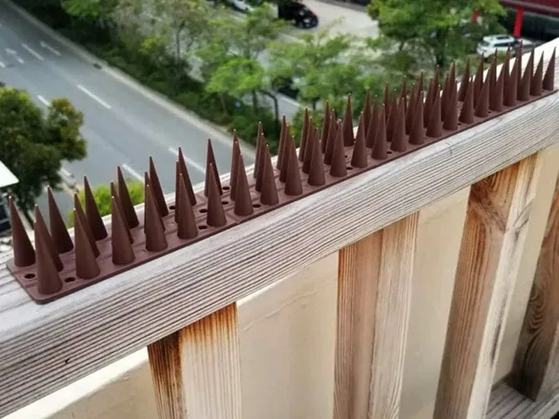 12 x Bird and Cat Repellent Spikes Deterrent Strips for Fences, Walls and Window Ledges
