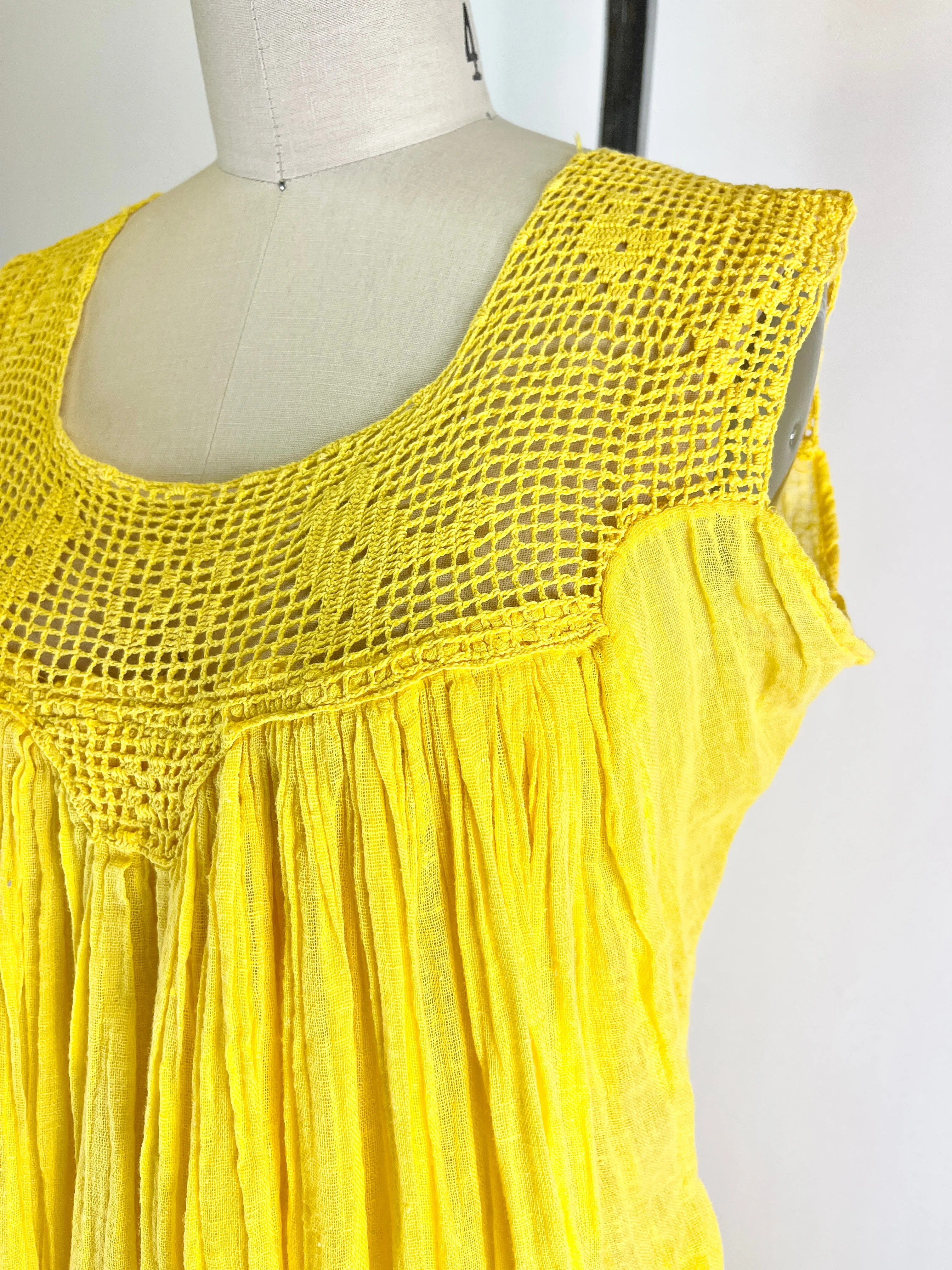 1970s Gauze Dress
