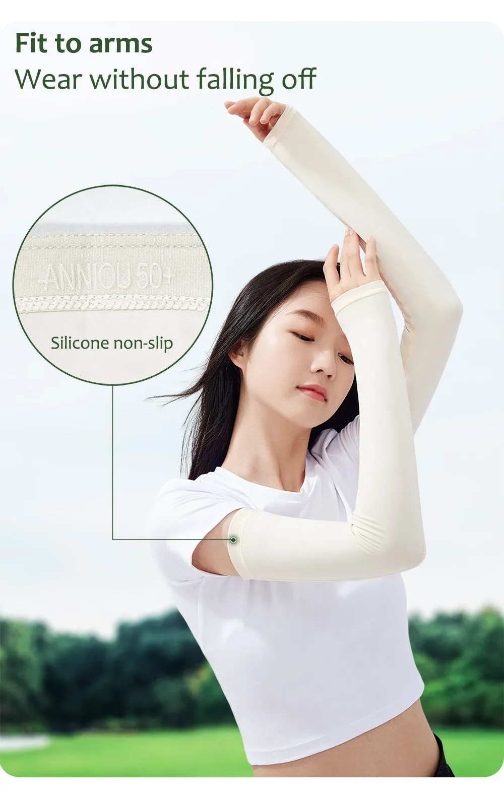 2 in 1 UV Protection Cooling Arm Sleeves