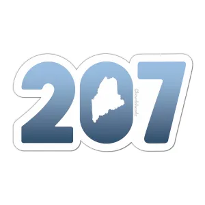 207 Maine Sticker