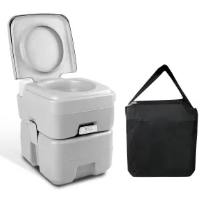 20L Outdoor Portable Toilet Camping Potty Caravan Travel Boating Wtih Carry Bag