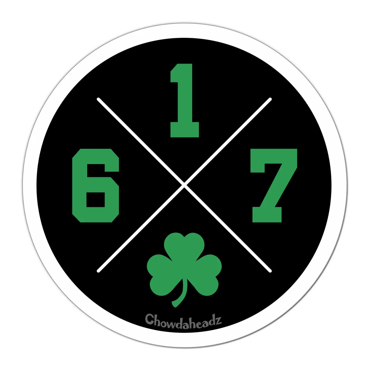 617 Shamrock Emblem Sticker