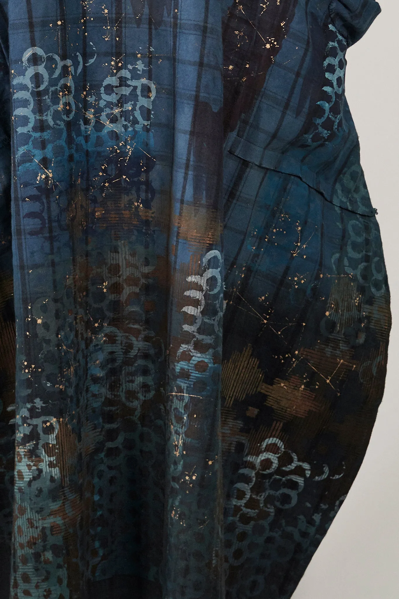 7208  Blue Moon Dress - Dreamscape Azul
