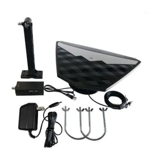 Active Indoor or Outdoor HD6 HDTV Antenna, 50 Mile Range (ships within the US only)
