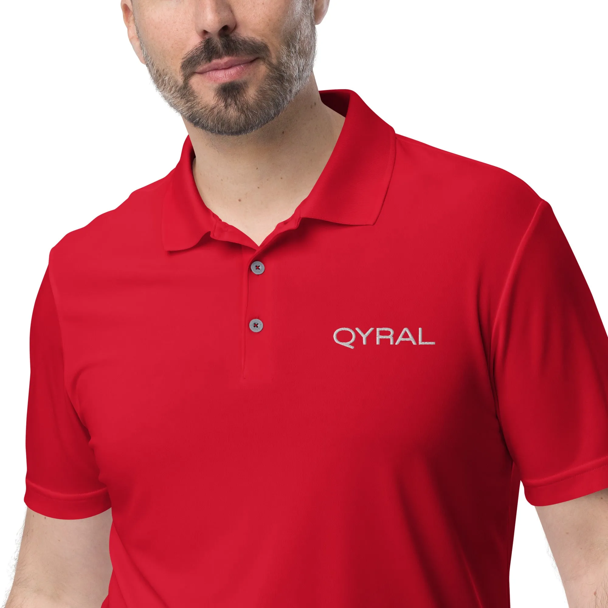 Adidas embroidered performance polo shirt