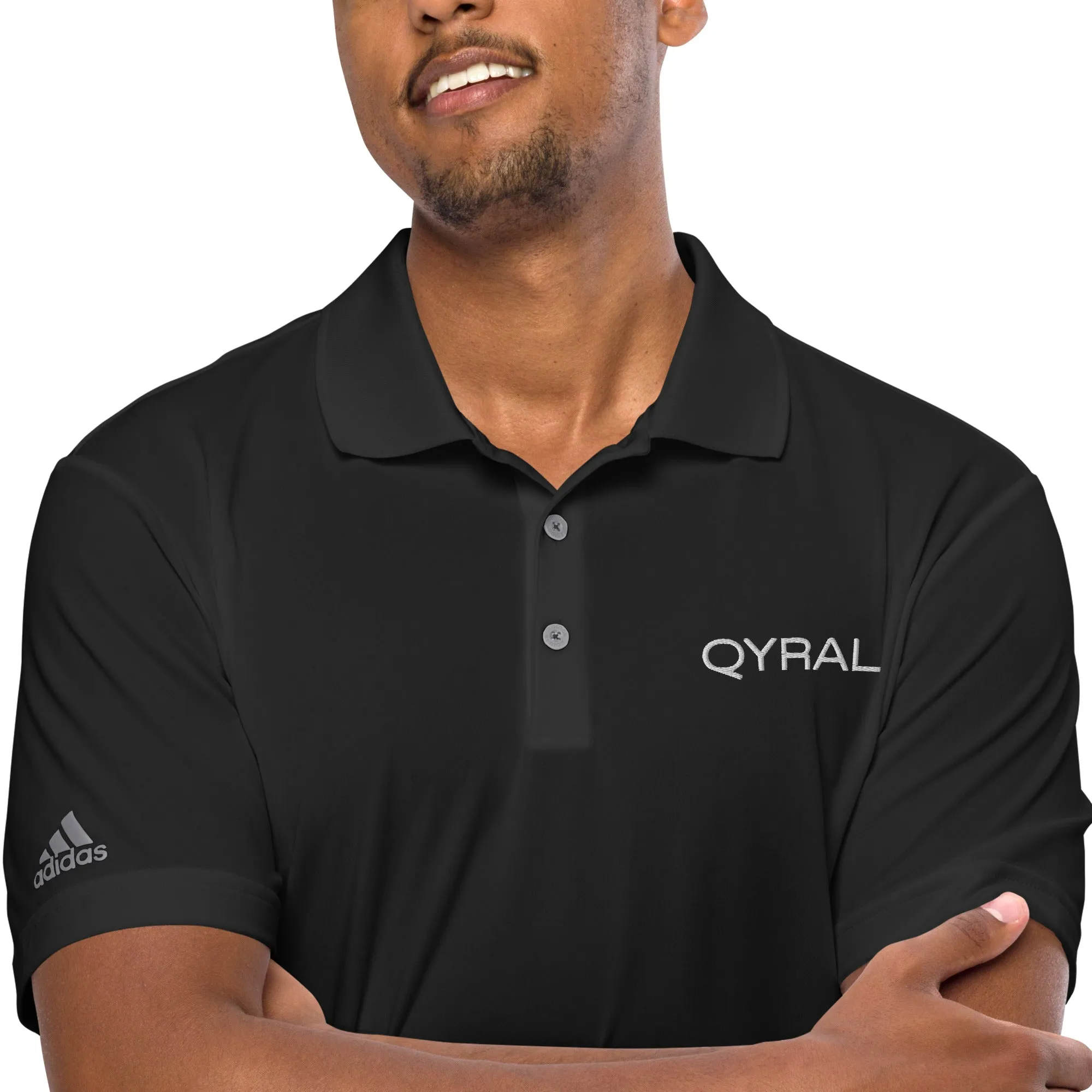 Adidas embroidered performance polo shirt