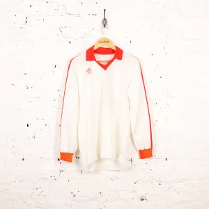 Adidas Long Sleeve Template Football Shirt - White - L