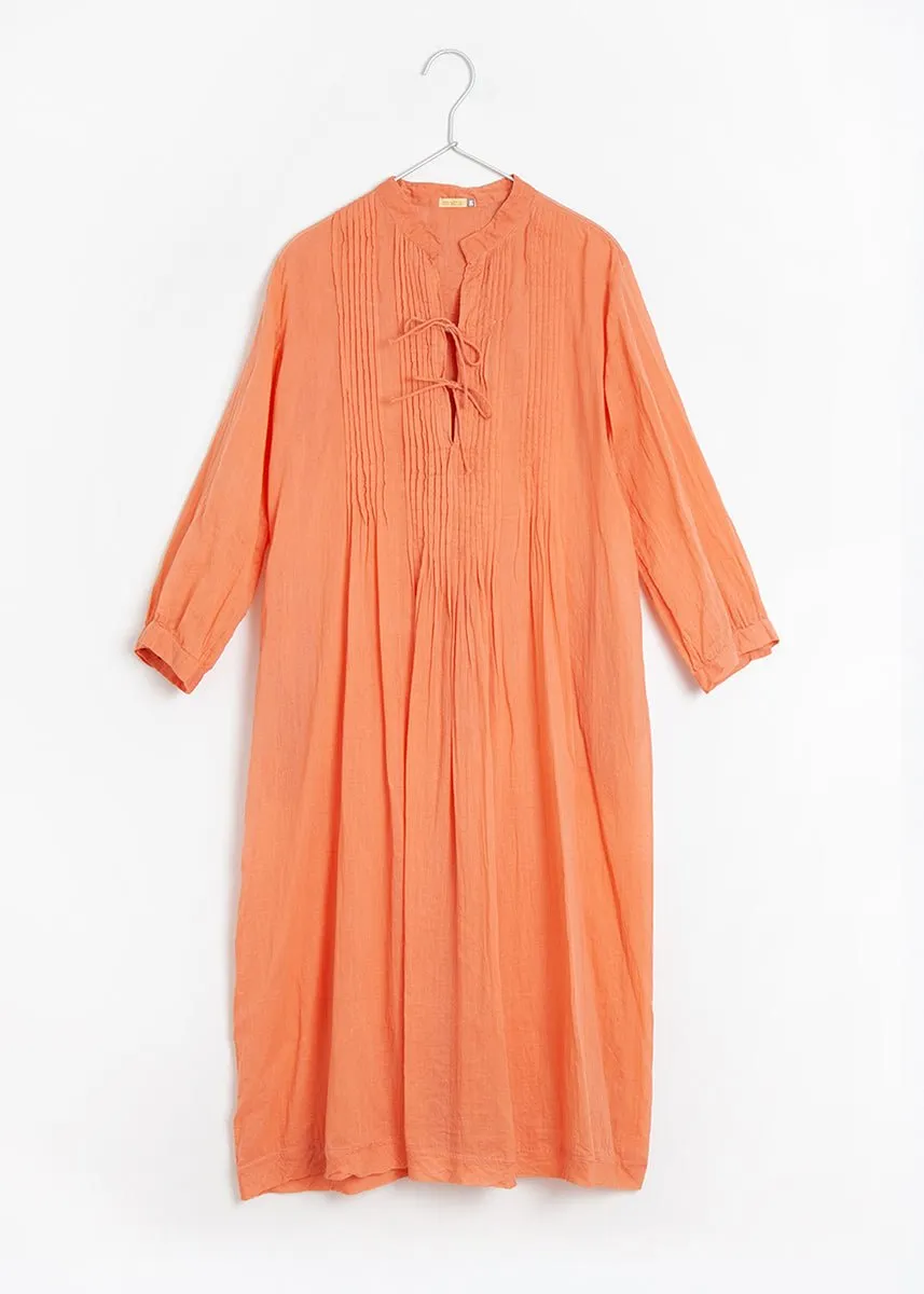 Aditi Cotton Gauze Dress, Clay