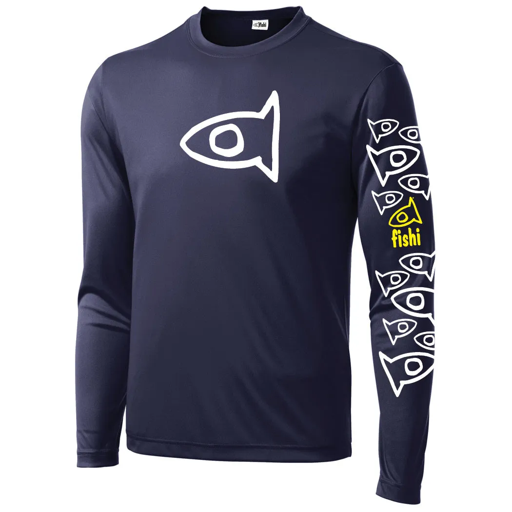Adult Swim Shirt 50UPF - Navy