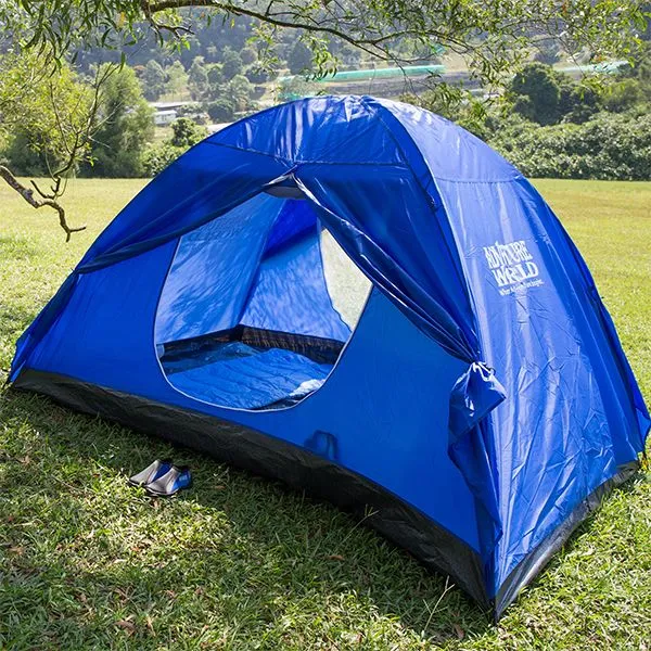 Adventure World Dome Tent With Rubber Loop (4 Men)