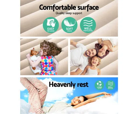 Air Bed Beds Mattress Single Size Sleep Built-in Pump Camping Inflatable