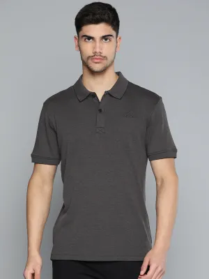 Alcis Men Polo Collar Anti Static Slim Fit Sports T-shirt