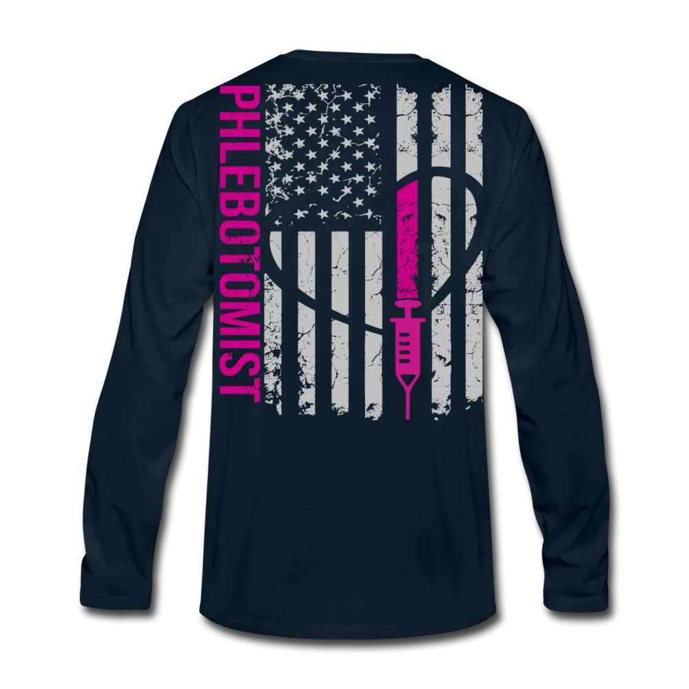 Amber Phlebotomist Men's Premium Long Sleeve T-Shirt