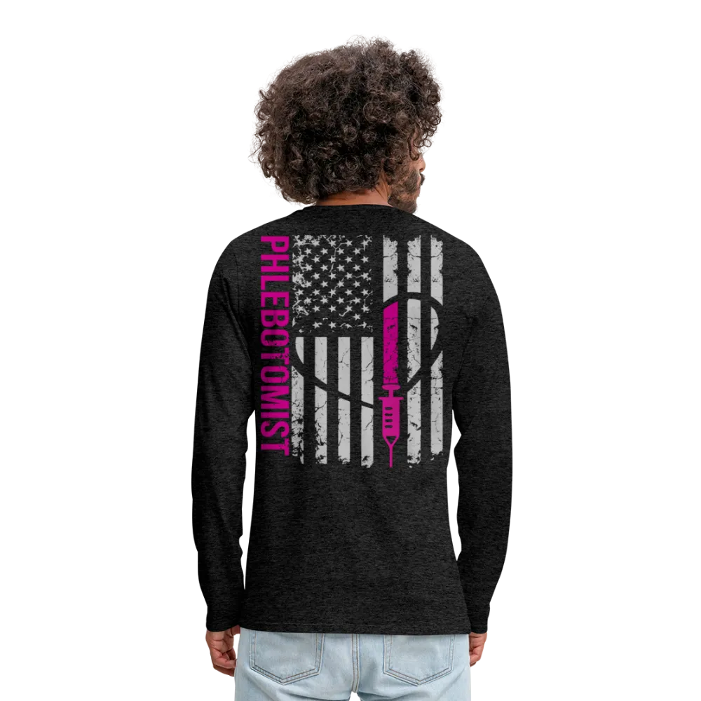 Amber Phlebotomist Men's Premium Long Sleeve T-Shirt