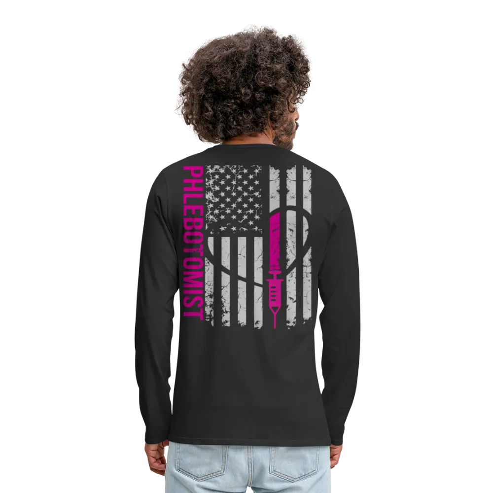 Amber Phlebotomist Men's Premium Long Sleeve T-Shirt
