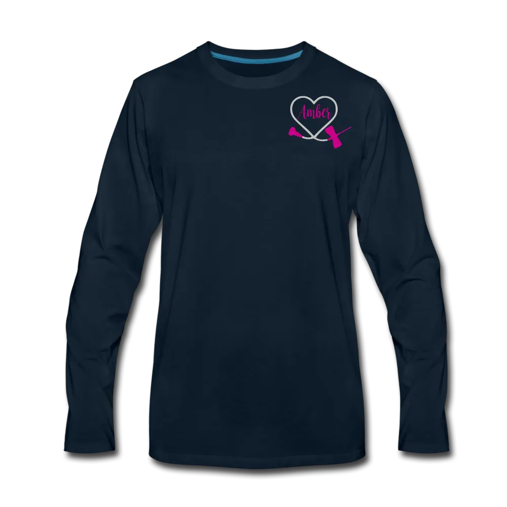 Amber Phlebotomist Men's Premium Long Sleeve T-Shirt