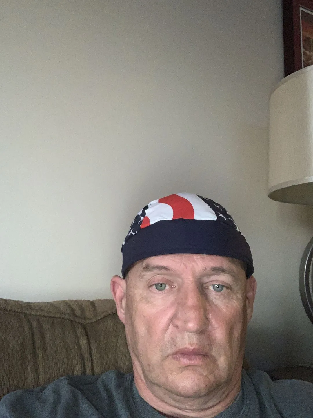 American Flag Doo Rag MADE IN AMERICA Patriotic Bandana Head Wrap Motorcycle Bikers Hat