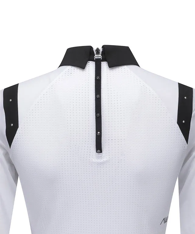 ANEW Golf: Women Shoulder Point Long T-Shirt - White
