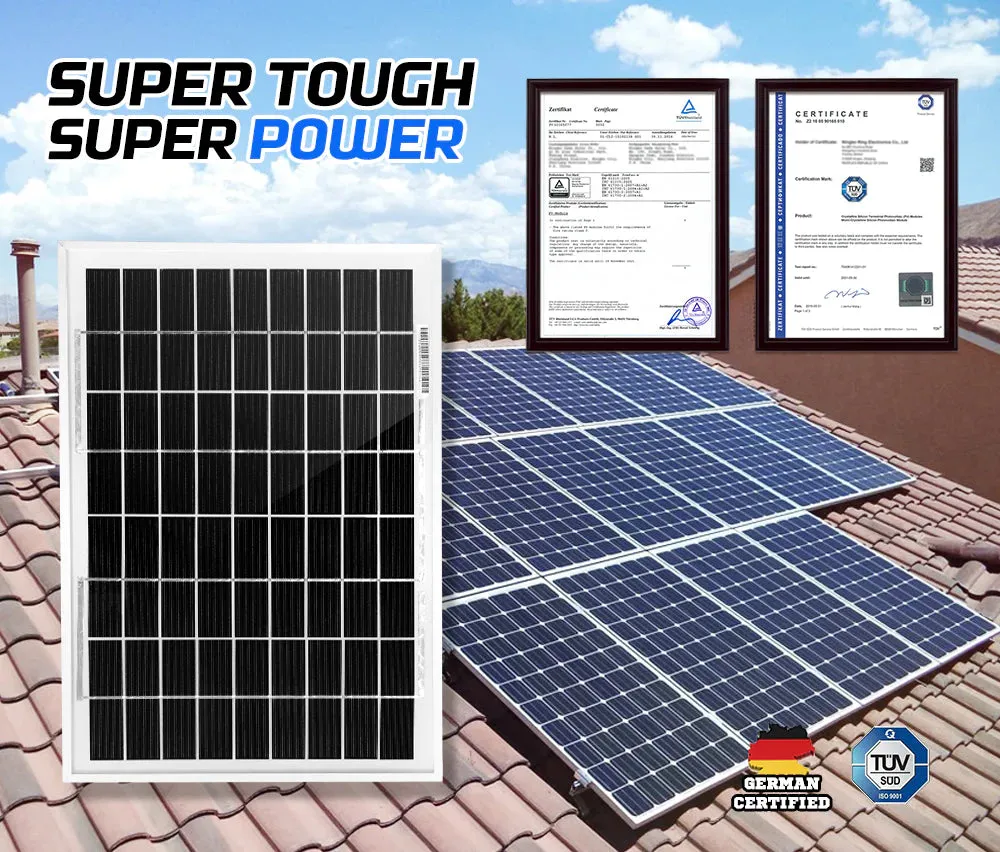 ATEM POWER 10W Solar Panel 12V
