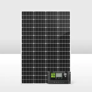 ATEM POWER 130W Solar Panel 12V With Regulator