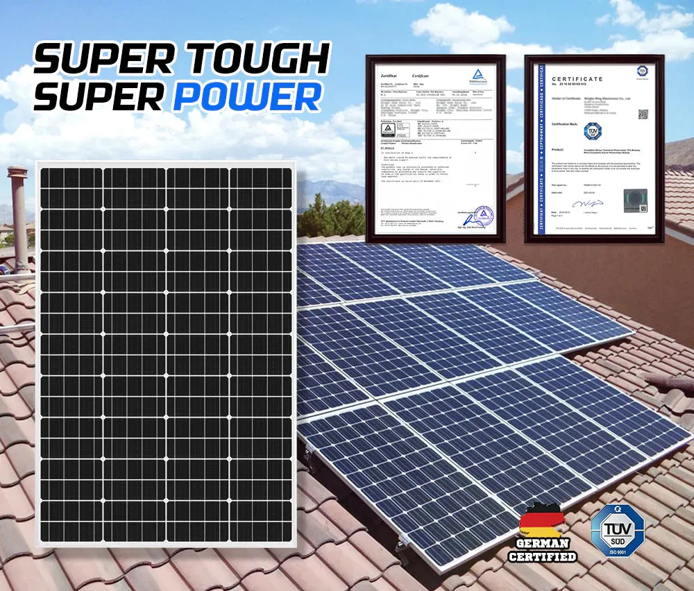 ATEM POWER 130W Solar Panel 12V With Regulator