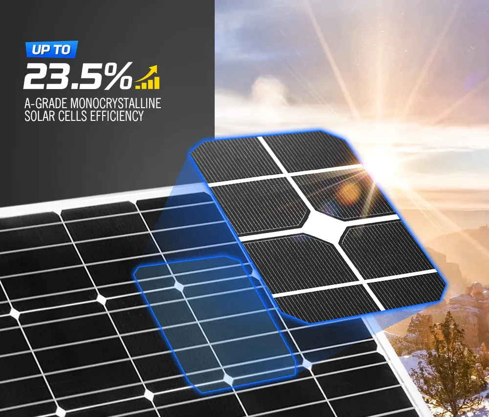 ATEM POWER 200W Solar Panel 12V With Regulator