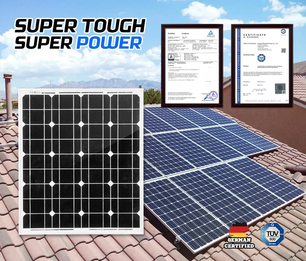 ATEM POWER 60W Solar Panel 12V