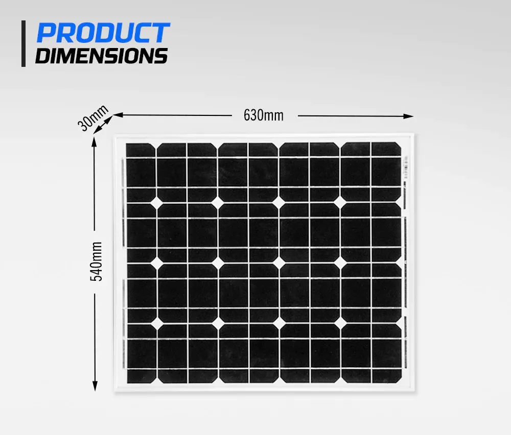 ATEM POWER 60W Solar Panel 12V