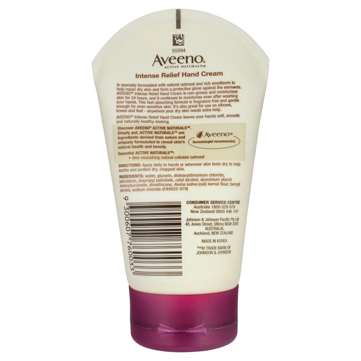 Aveeno Active Naturals Intense Relief Hand Cream 100g