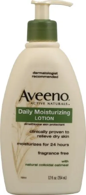 Aveeno Daily Moisturizing Lotion For Dry Skin, 12 Fl. Oz, Pack of 6