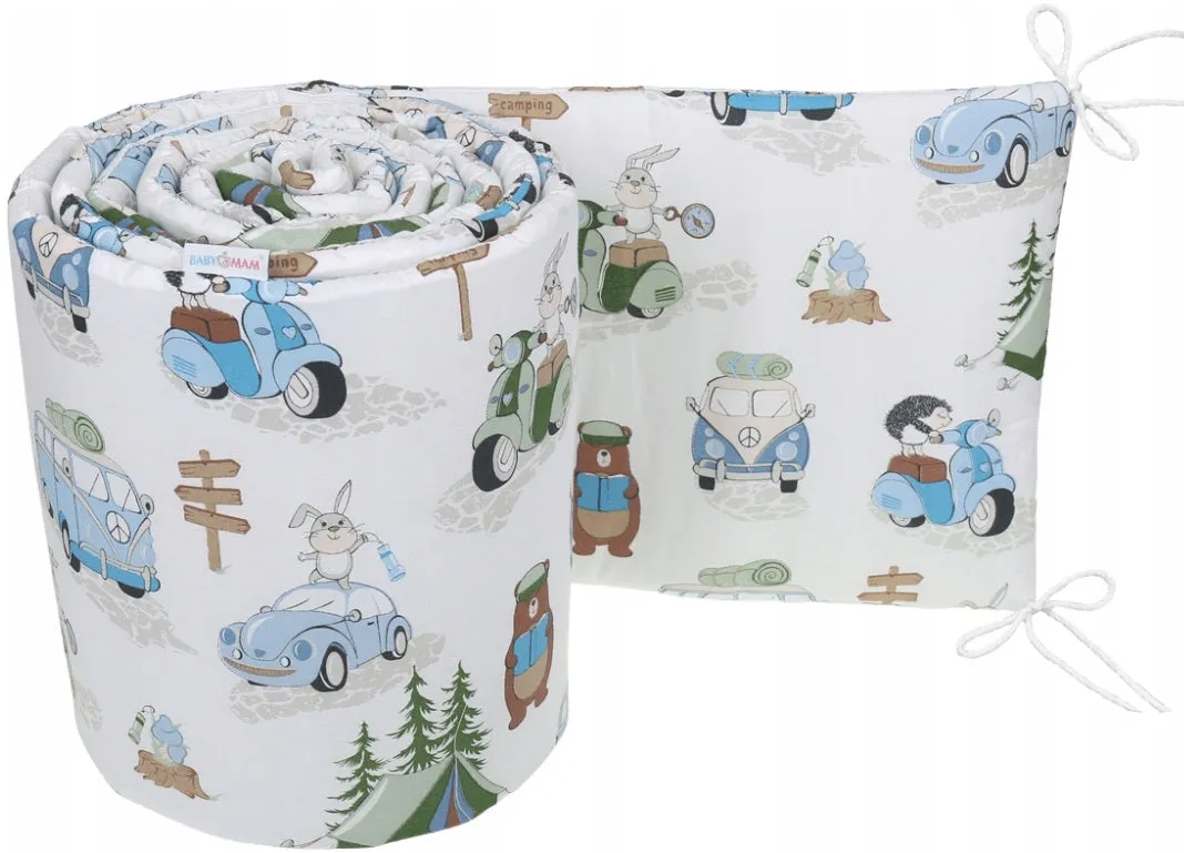 Baby Bedding Set 3pc All-round Bumper Fit Cot bed 140x70 Camping