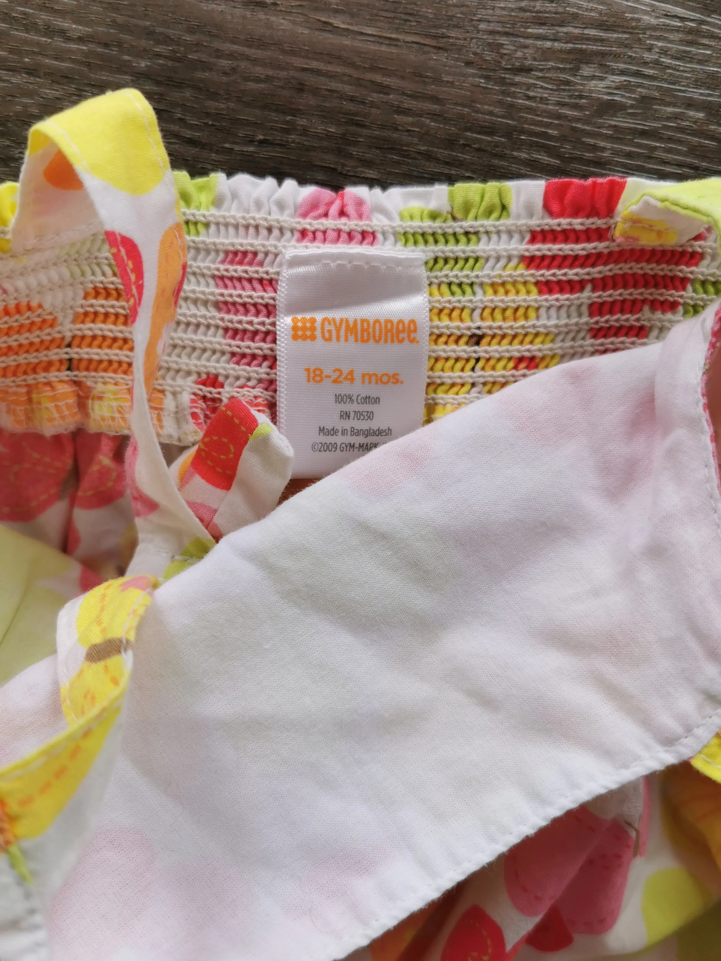 BABY GIRL SIZE 18/24 MONTHS - GYMBOREE, Lightweight Butterfly Dress EUC B37