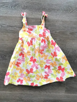 BABY GIRL SIZE 18/24 MONTHS - GYMBOREE, Lightweight Butterfly Dress EUC B37