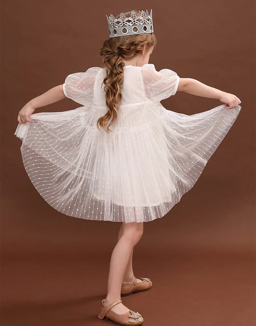Baby Girls Two-layer Lace Princess Dress Party Dress