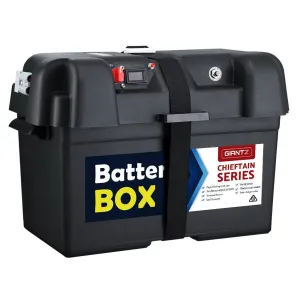 Battery Box Universal Large with USB Cigarette and Anderson Plugs