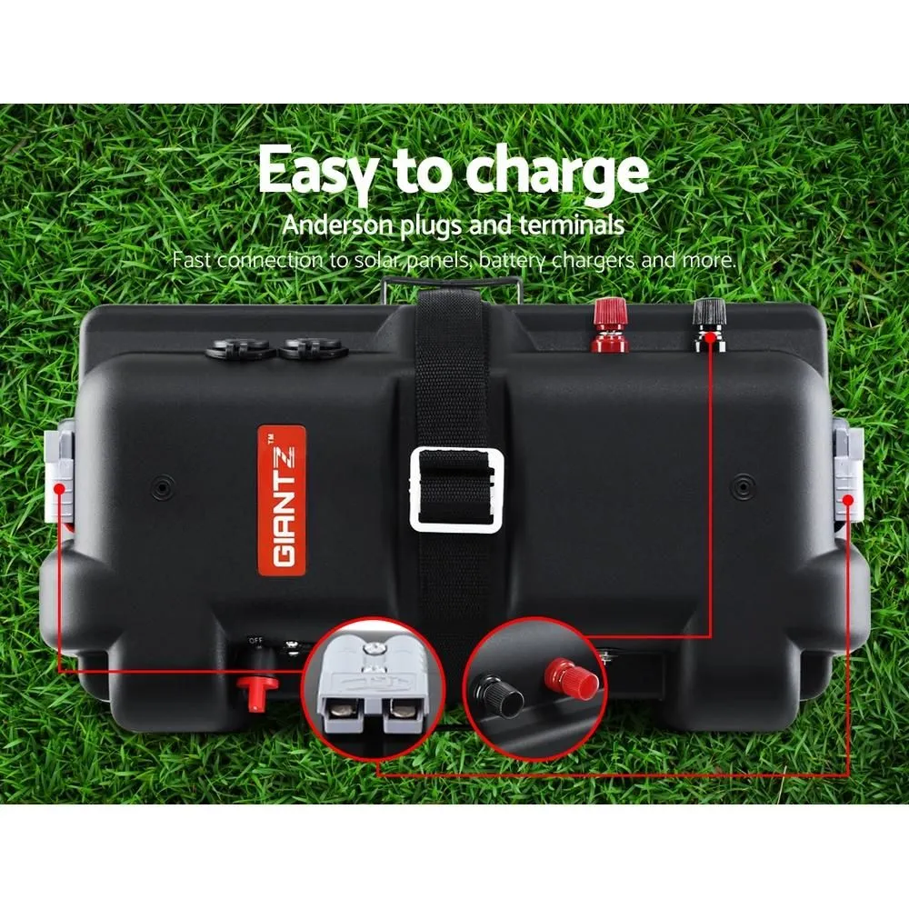 Battery Box Universal Large with USB Cigarette and Anderson Plugs