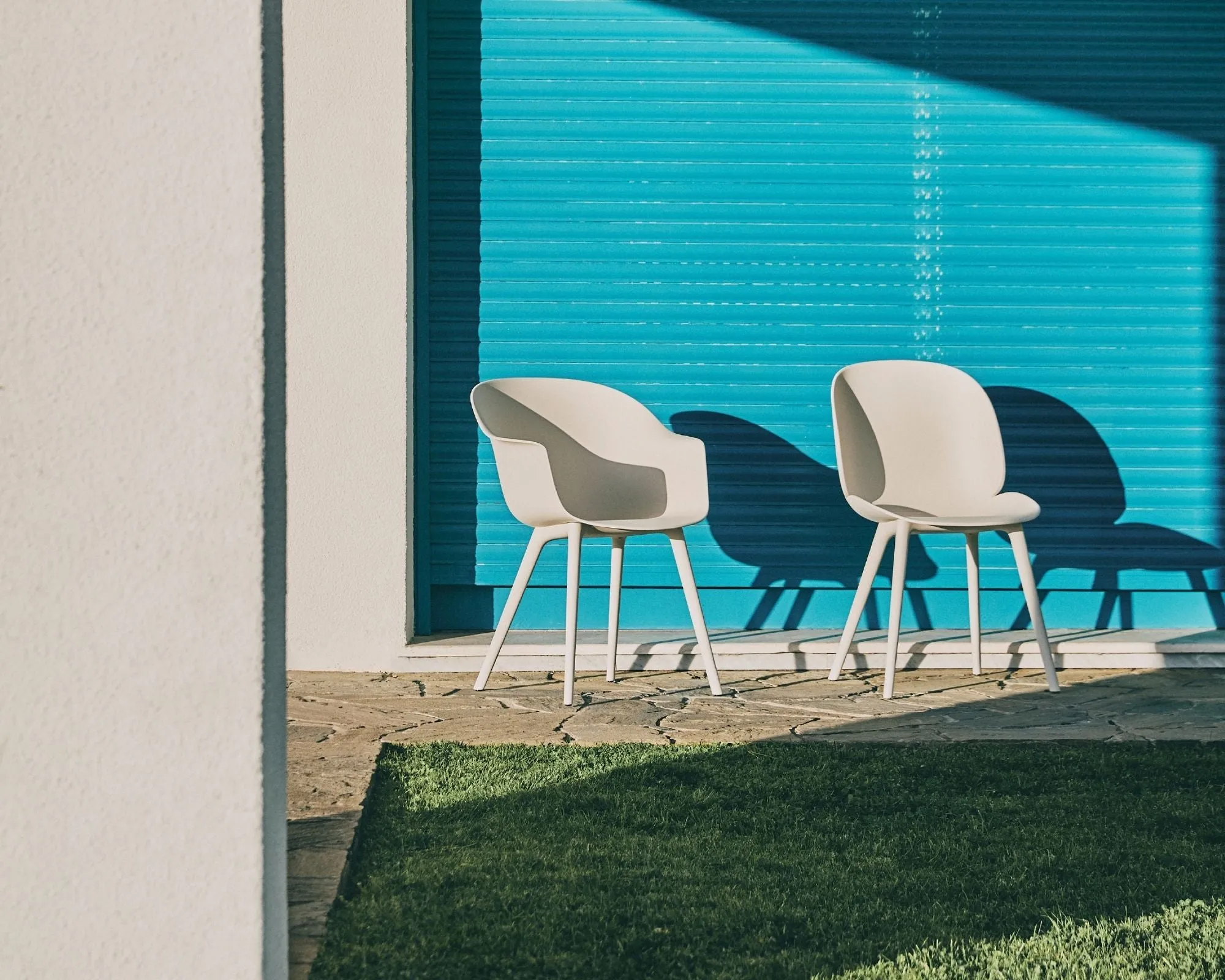 Beetle Outdoor Dining Chair - Plastic Base