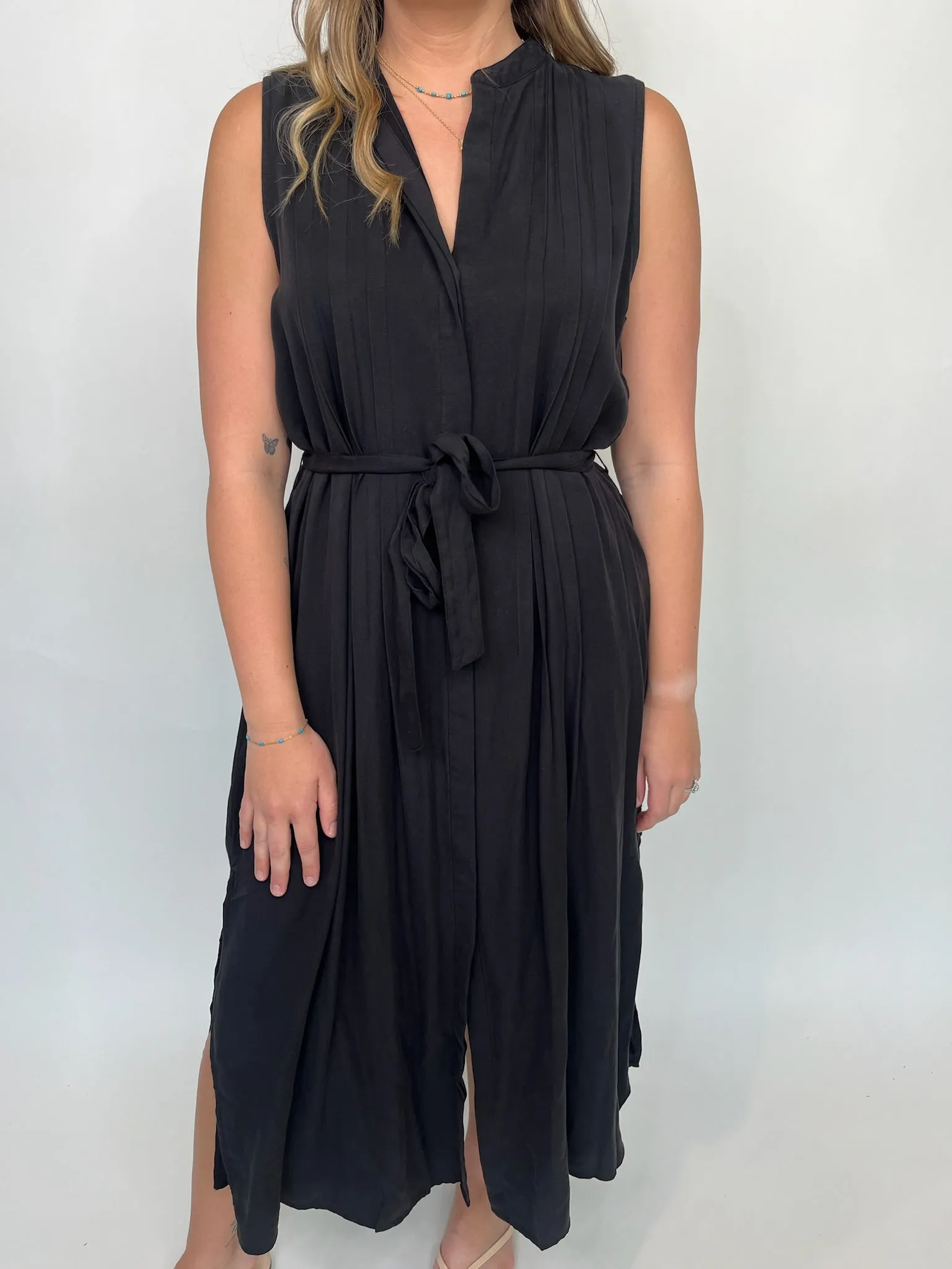 Bella Dahl Pintuck Maxi Dress