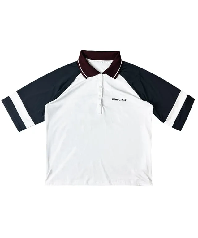 BENECIA 12 Boy Fit Raglan Pique T - 4 Colors