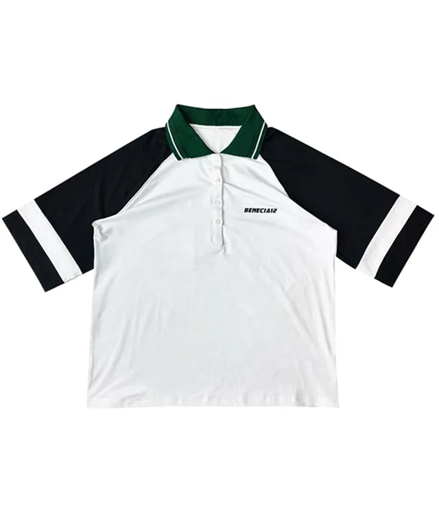 BENECIA 12 Boy Fit Raglan Pique T - 4 Colors
