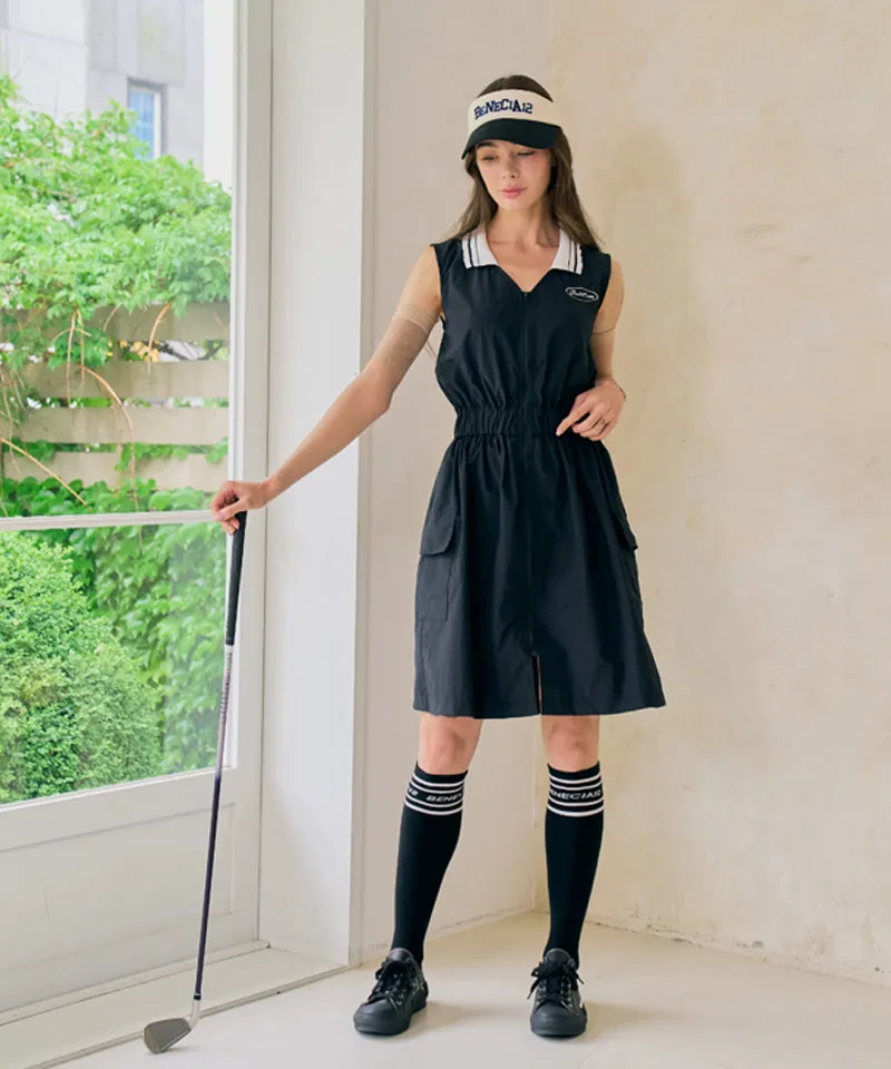 BENECIA 12 Laura Golf Dress  - Black