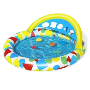 Bestway 47" X 46" X 18"/1.20M X 1.17M X 46CM Lil' Splash & Learn Baby Pool (Contents:1 pool,repair patch,5 pieces of EVA)