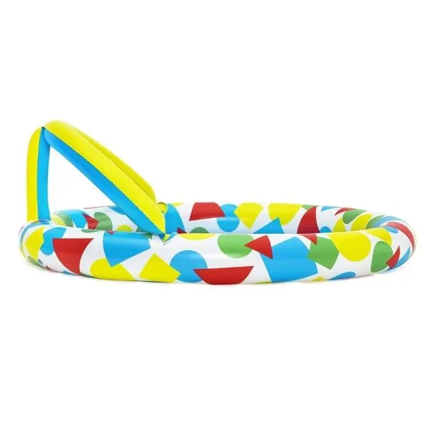 Bestway 47" X 46" X 18"/1.20M X 1.17M X 46CM Lil' Splash & Learn Baby Pool (Contents:1 pool,repair patch,5 pieces of EVA)