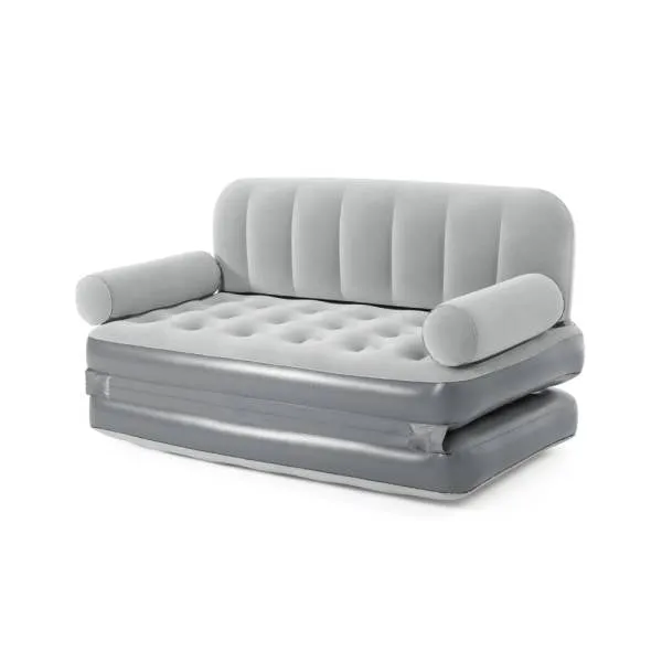 Bestway 74" X 60" X 25"/1.88M X 1.52M X 64CM Multi-Max 3-IN-1 Air Couch With Built-In Ac Pump (Contents:couch, storage bag, repair patch, With Built-in Pump(220V~240V))