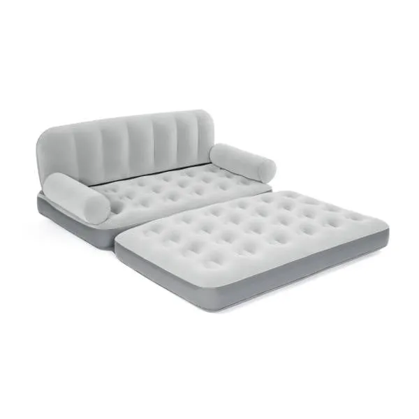 Bestway 74" X 60" X 25"/1.88M X 1.52M X 64CM Multi-Max 3-IN-1 Air Couch With Built-In Ac Pump (Contents:couch, storage bag, repair patch, With Built-in Pump(220V~240V))