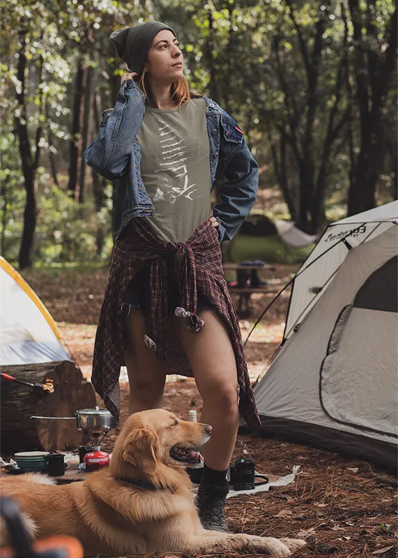 Big Tree Camp Fire Skull Tee