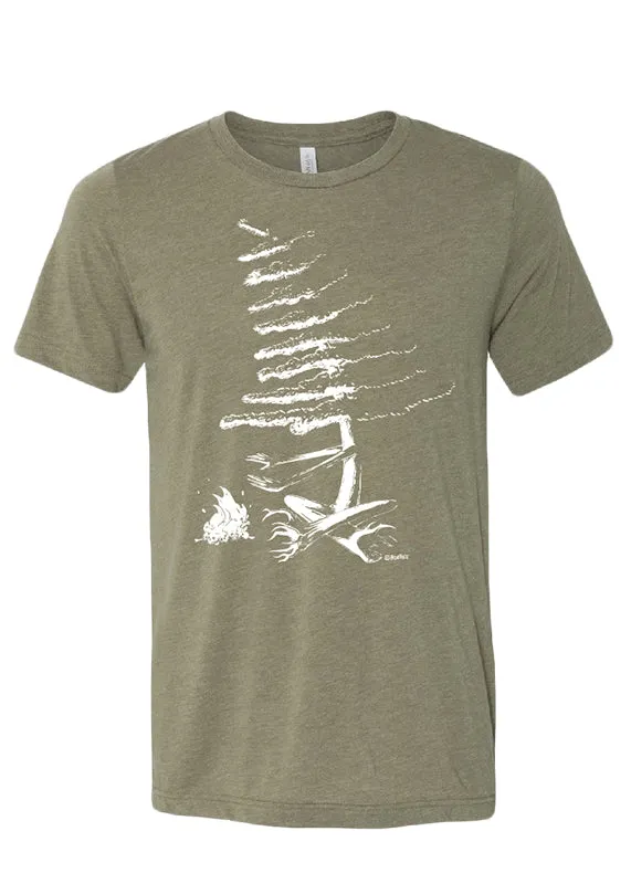 Big Tree Camp Fire Skull Tee