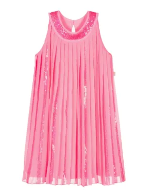 Billieblush Pink Ceremony Pleated Dress