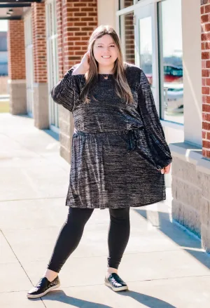 Black Shimmer Dress